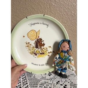Vintage Holly Hobby Collectors Plate and doll